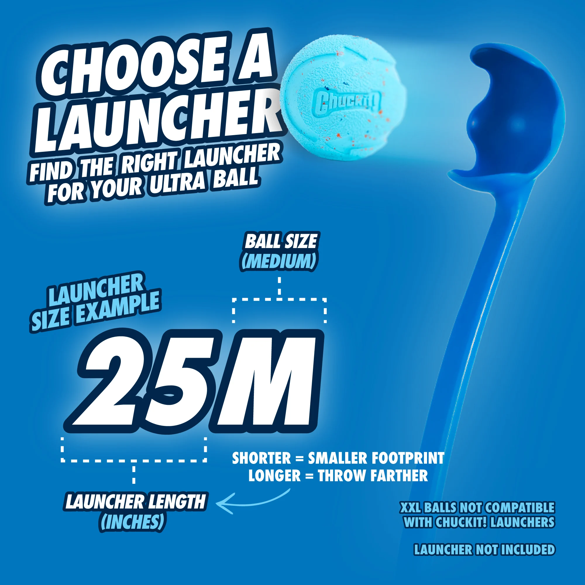 Minge pentru câini din cauciuc reciclat, cu săritură elastică, 2 bucăți – Chuckit! Rebounce Fetch Ball M - imagine 5