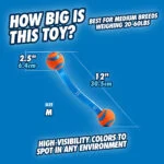 Jucărie de tras pentru câini cu minge de tenis și panglică, ø 6 cm – Chuckit! Ultra Tug M - imagine 3