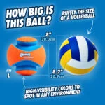 Minge de fotbal pentru câini cu adâncituri din cauciuc, Ø 19 cm – Chuckit! Kick Fetch Dog L - imagine 5