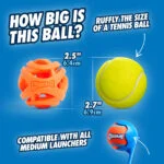 Minge pentru aport pentru câini, plutitoare, Ø 6 cm, 2 bucăți – Chuckit! Air Fetch Ball - imagine 3