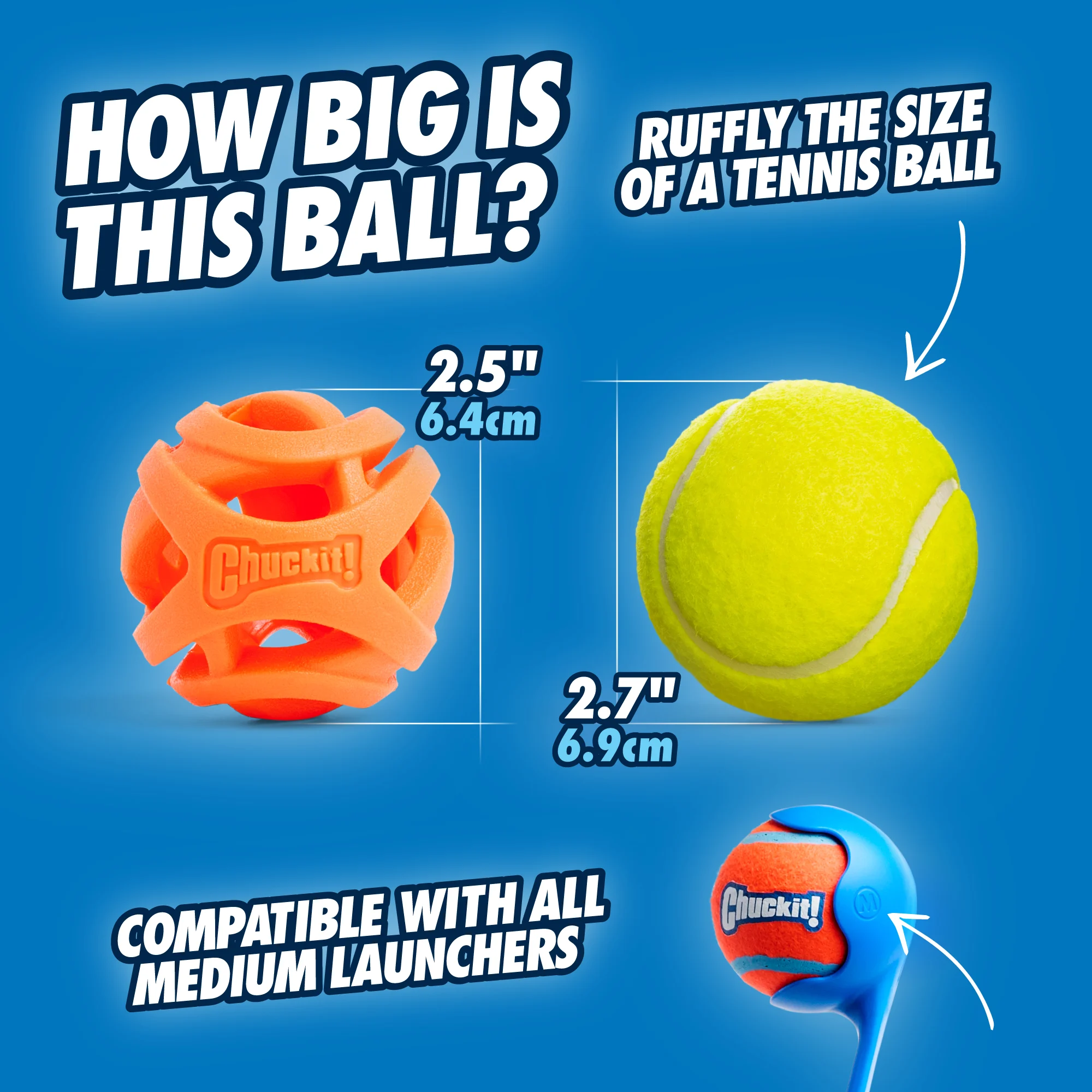 Minge pentru aport pentru câini, plutitoare, Ø 6 cm, 2 bucăți – Chuckit! Air Fetch Ball - imagine 3