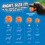 Minge de aport pentru câini, plutitoare, Ø 7 cm – Chuckit! Air Fetch Ball - imagine 3
