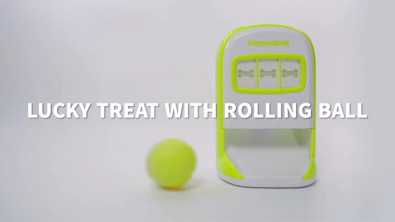 Distribuitor de recompense pentru câini, cu telecomandă în formă de minge – AFP Interactives - Lucky Treat with Rolling Ball - imagine 6