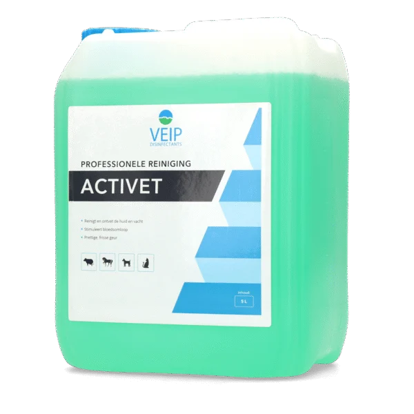 Soluție de curățare a pielii animalelor, cu pH neutru, 5 l – Veip Activet