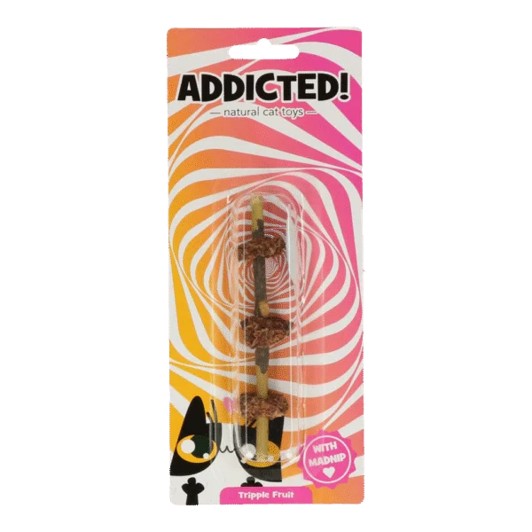 Jucărie pentru pisici cu MADNIP – Addicted! Triple Fruit