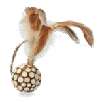 Minge pentru pisici cu pene și MADNIP – Addicted! Ball with Feathers - imagine 2