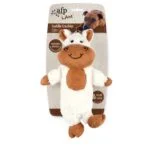 Jucărie de pluș pentru câini din fleece artificial, cu sticlă foșnitoare, 27,5 x 18,5 x 9,7 cm – AFP Lambswool - Cuddle Crackler - imagine 3
