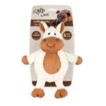 Jucărie pentru câini din fleece sintetic cu squeaker mare, 30 x 24 x 8,5 cm – AFP Lambswool - Cuddle Paunchy - imagine 2