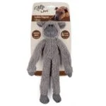 Jucărie de pluș pentru câini cu frânghie pentru joacă și chițăitoare, 43 x 16 x 6,5 cm – AFP Lambswool - Cuddle floppers - imagine 2