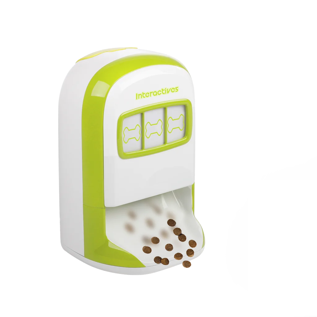 Distribuitor de recompense pentru câini, cu telecomandă în formă de minge – AFP Interactives - Lucky Treat with Rolling Ball - imagine 4