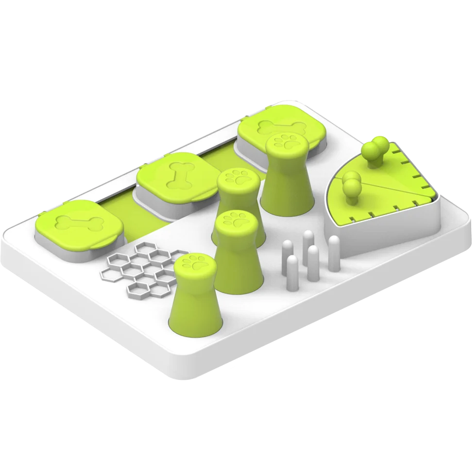 Puzzle pentru câini cu piese glisante și rabatabile – AFP Interactives - Enjoy The Meal - imagine 3