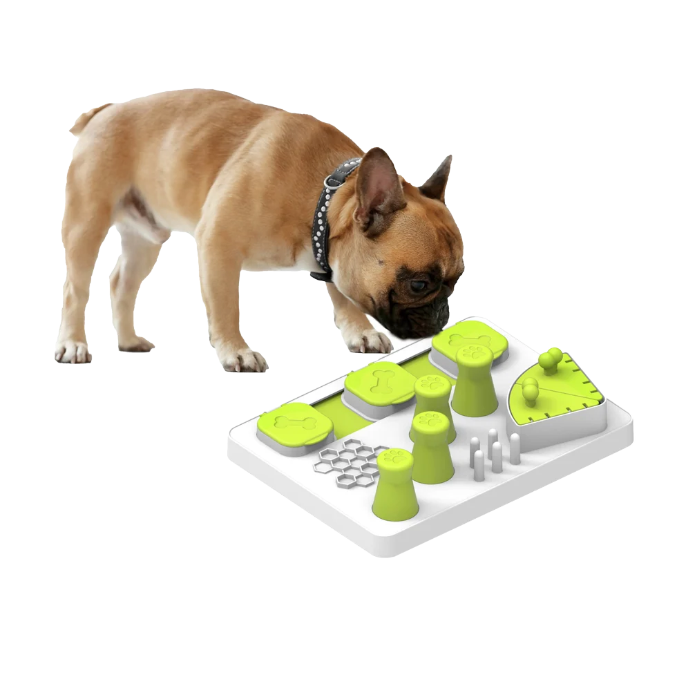 Puzzle pentru câini cu piese glisante și rabatabile – AFP Interactives - Enjoy The Meal - imagine 2