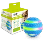 Minge pentru câini cu lumină, activată de mișcare și reîncărcabilă prin USB – AFP Interactives Motion Activated Action Ball