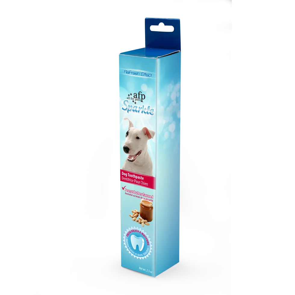 AFPH03358.png Pastă de dinți pentru câini cu aromă de unt de arahide, 60 g – AFP Sparkle Toothpaste - imagine 1