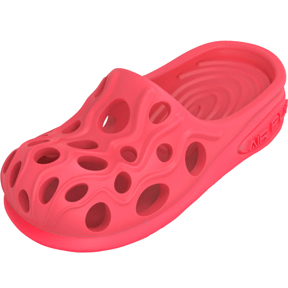 Jucărie de ros din cauciuc cu chițăitoare ultrasonică, S 11 x 5 cm – AFP Doggies' Shoes - Air Pups Slipper - imagine 2