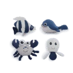 Display cu jucării de pluș și jucării pentru câini, 12 bucăți – AFP Treasure Box Sea Life - imagine 2