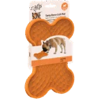 Covoraș de lins pentru câini cu relief și ventuze, 20 x 14 cm – AFP Bone Appetit - Tasty Bone Lick Mat S
