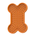 Covoraș de lins pentru câini cu relief și ventuze, 20 x 14 cm – AFP Bone Appetit - Tasty Bone Lick Mat S - imagine 2
