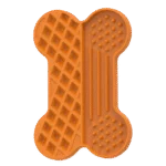 Covoraș de lins pentru câini, cu relief și ventuze, 28 x 19 cm – AFP Bone Appetit - Tasty Bone Lick Mat L - imagine 2