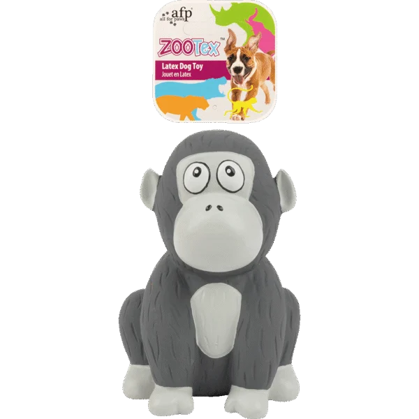 Jucărie pentru câini din latex cu chițăitoare – AFP ZooTex Gorilla Jack