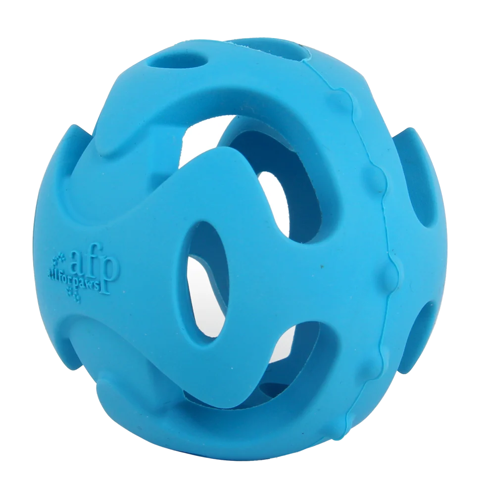 Minge pentru câini cu orificii, pentru aport, ø 6,3 cm – AFP Meta Ball Well Fetch Ball - imagine 2