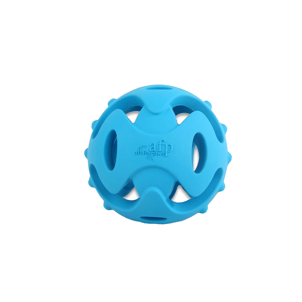 Minge pentru câini cu orificii, pentru aport, ø 6,3 cm – AFP Meta Ball Well Fetch Ball - imagine 3