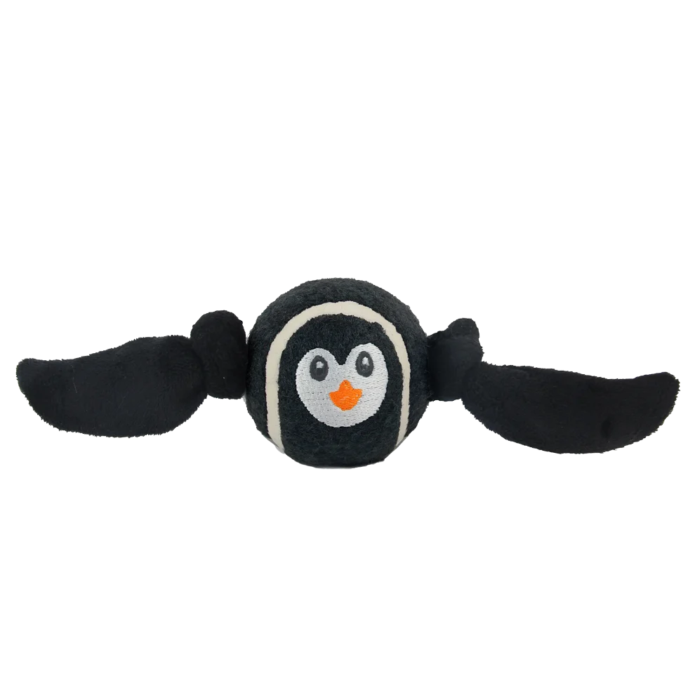 Minge pentru câini Pinguin cu aripi moi, 20 x 14 x 1,5 cm – AFP Meta Ball Ball Pinguin - imagine 2