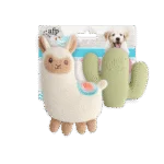 Set de jucării pentru căței cu jucărie de pluș și chițăitoare, 2 bucăți – AFP Little Buddy 2-Pack Toy Fiesta