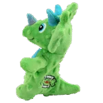 Jucărie de pluș pentru câini cu chițăitoare și material foșnitor, aprox. 18 cm – AFP My T-Rex Thomas the Mini Triceratops S - imagine 3