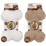 Os de pluș cu frânghie pentru ros și chițăitoare, 23 x 15 x 6 cm – AFP Lambswool - Plush Bone