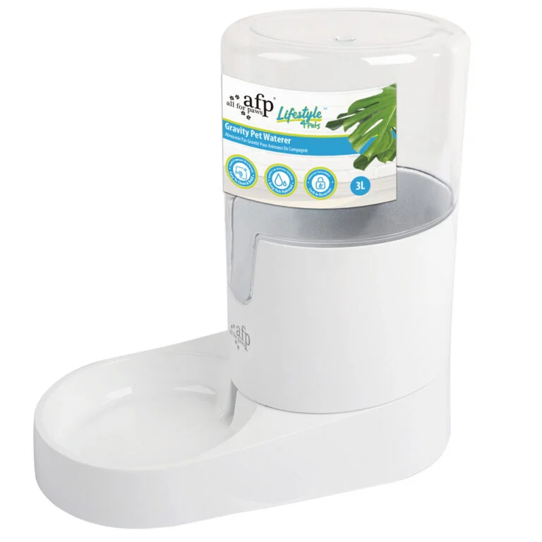 Adăpătoare pentru câini cu rezervor de apă, 3 l – AFP Lifestyle 4 Pets Gravity Pet Waterer