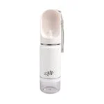 Sticlă pentru apă pentru câini, cu vas pentru apă și compartiment pentru gustări, 414 ml – AFP 2 In 1 Stainless Drinking Bottle
