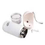 Sticlă pentru apă pentru câini, cu vas pentru apă și compartiment pentru gustări, 414 ml – AFP 2 In 1 Stainless Drinking Bottle - imagine 4