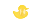 Rățușcă de baie pentru câini, cu ventuză și protuberanțe din silicon, 13 x 10 cm – AFP Calm Paws - Bath Anti-anxiety Duck - imagine 5