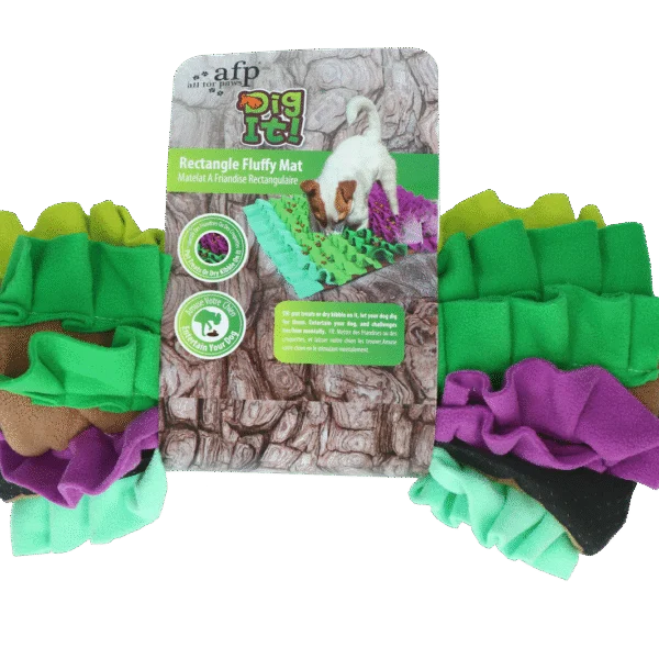 Covoraș de adulmecare pentru câini, pufos, 52 x 52 x 4 cm – AFP Dig it - Rectangle Fluffy Mat