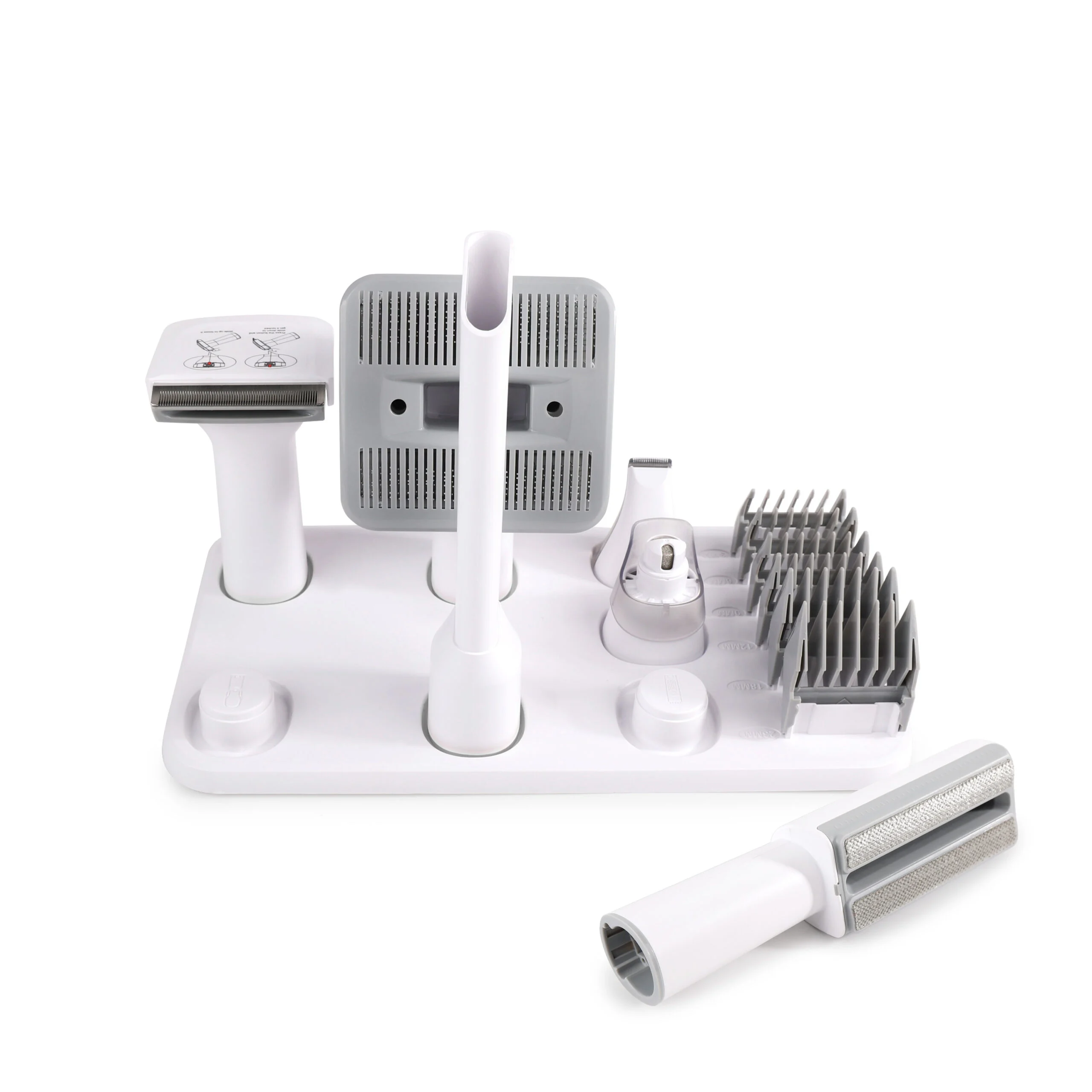 Set de tuns pentru câini cu funcție de aspirare, 7 accesorii – AFP Pro Pet Grooming Kit - imagine 4
