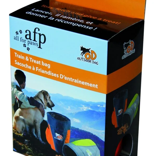 Săculeț de recompense pentru câini cu închidere pliabilă și material reflectorizant – AFP Outdoor Dog - Treat Bag