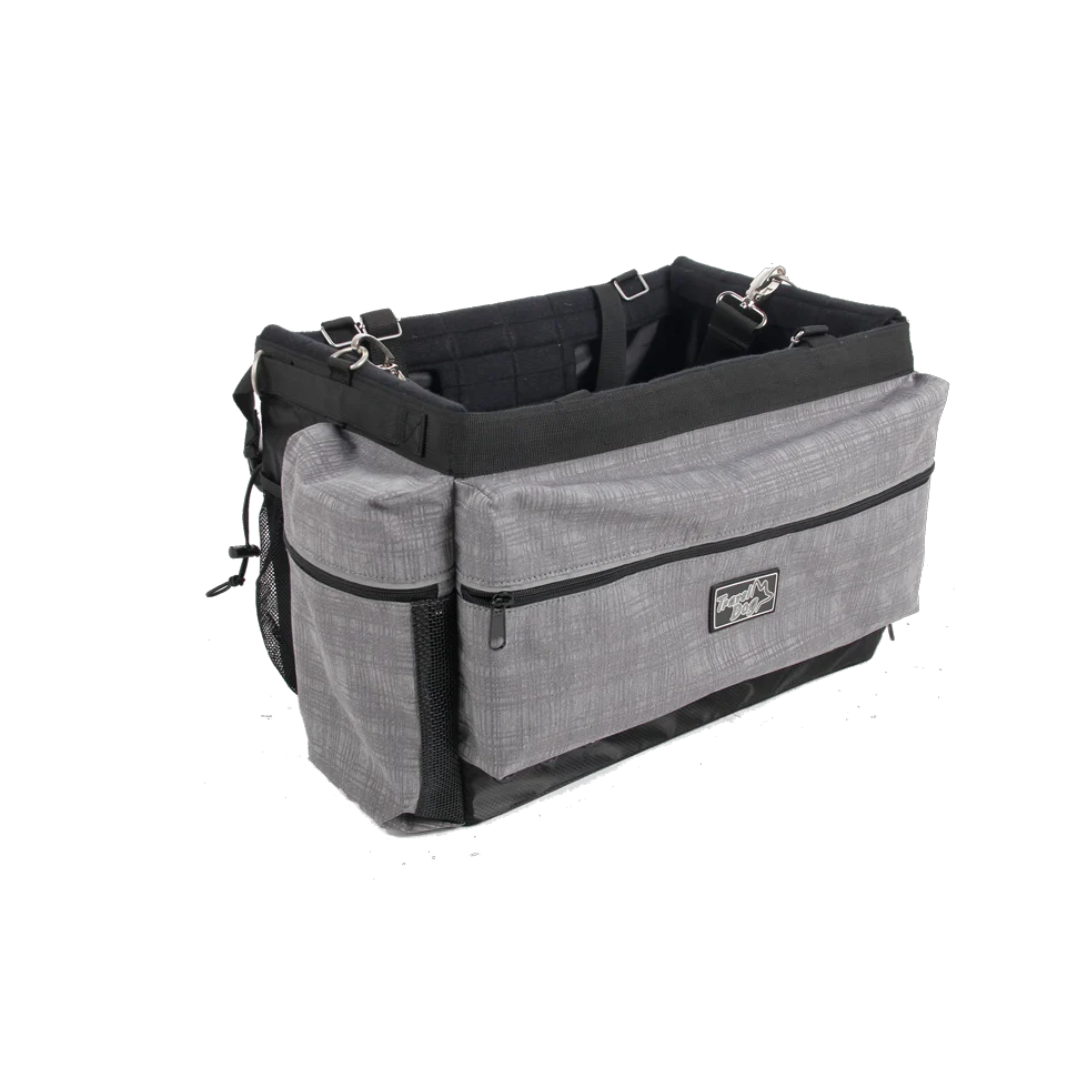 Coș pentru câini pentru bicicletă, cu prindere pe ghidon, până la 8 kg – AFP Travel Dog - Bicycle Delux Bag with Holder - imagine 1