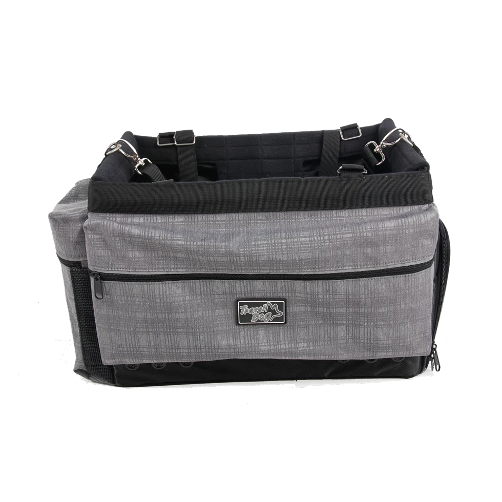 Coș pentru câini pentru bicicletă, cu prindere pe ghidon, până la 8 kg – AFP Travel Dog - Bicycle Delux Bag with Holder - imagine 3