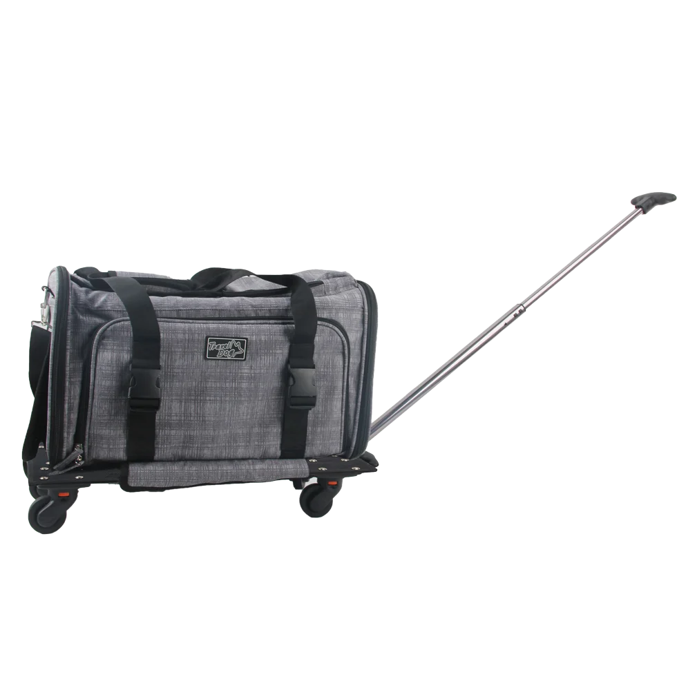 Cărucior pentru câini cu funcție de transport, până la 11 kg – AFP Travel Dog - Rolling Pet Carrier - imagine 5