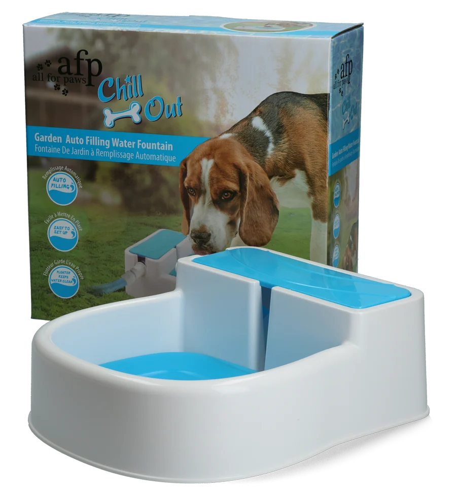 Fântână de apă pentru câini cu racord pentru furtun de grădină – AFP Chill Out - Garden Auto Filling Fountain - imagine 1