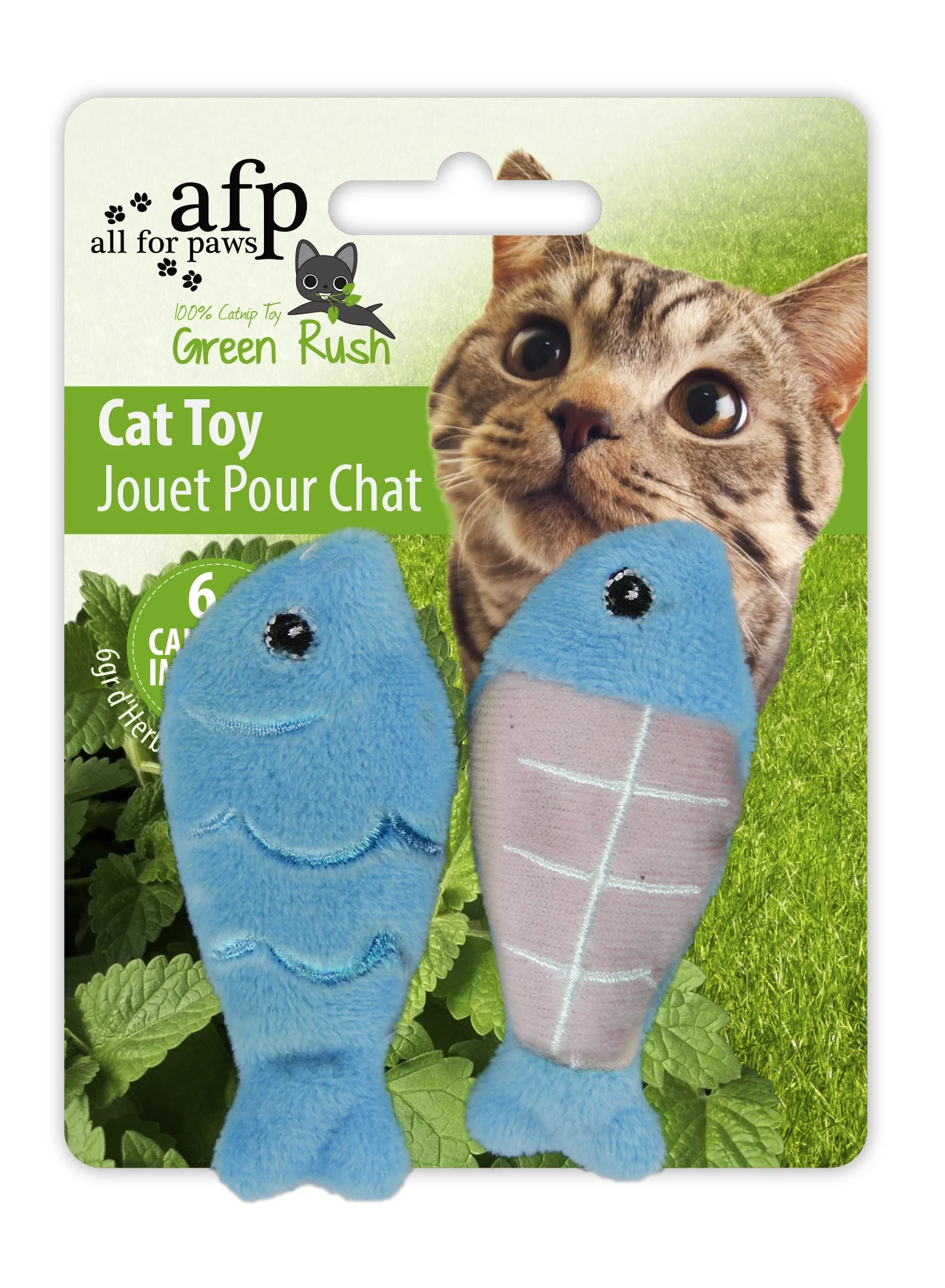 Jucărie pentru pisici cu 6 g de catnip – AFP Green Rush - Catch of the Day - imagine 4