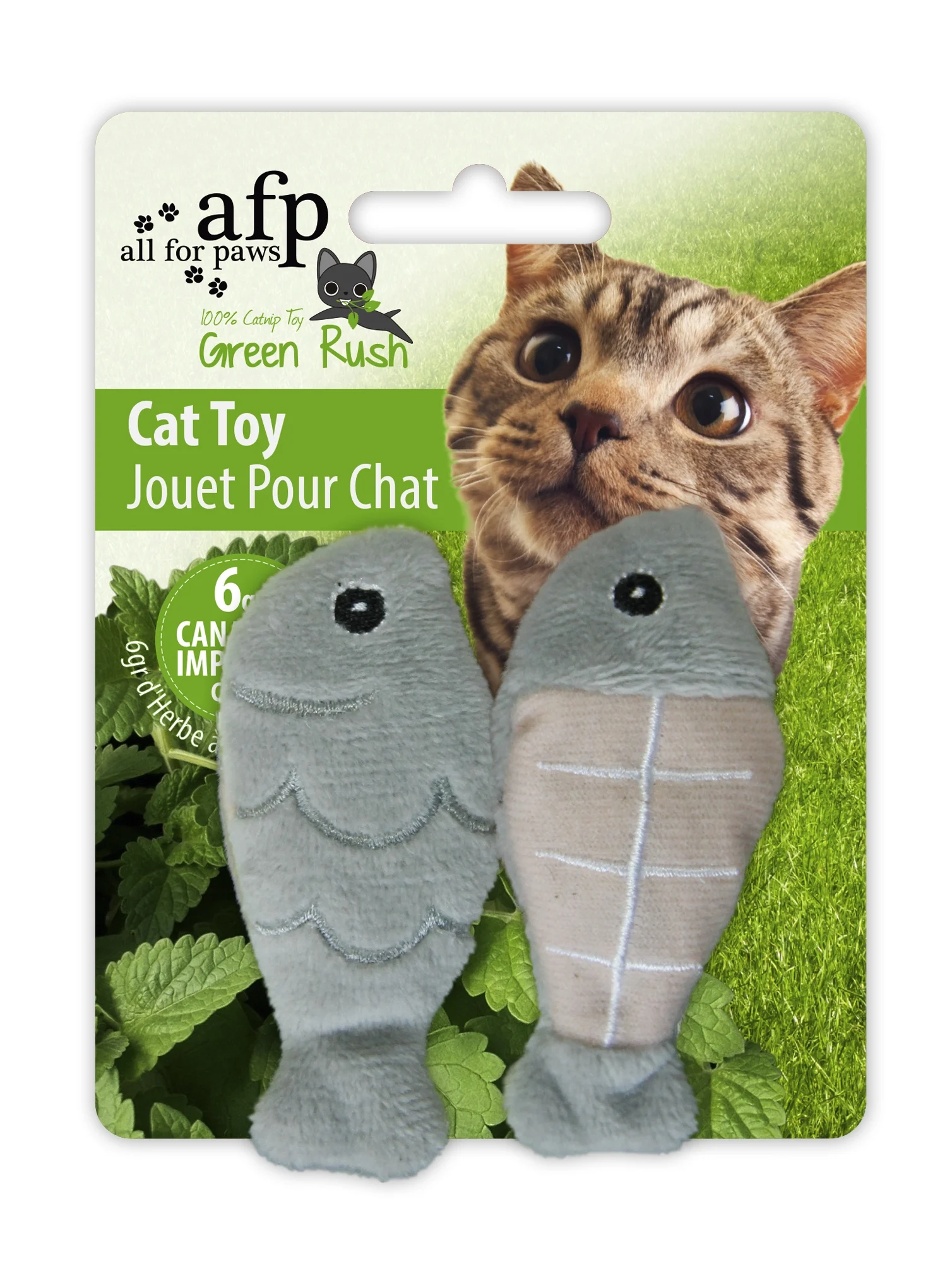 Jucărie pentru pisici cu 6 g de catnip – AFP Green Rush - Catch of the Day - imagine 6