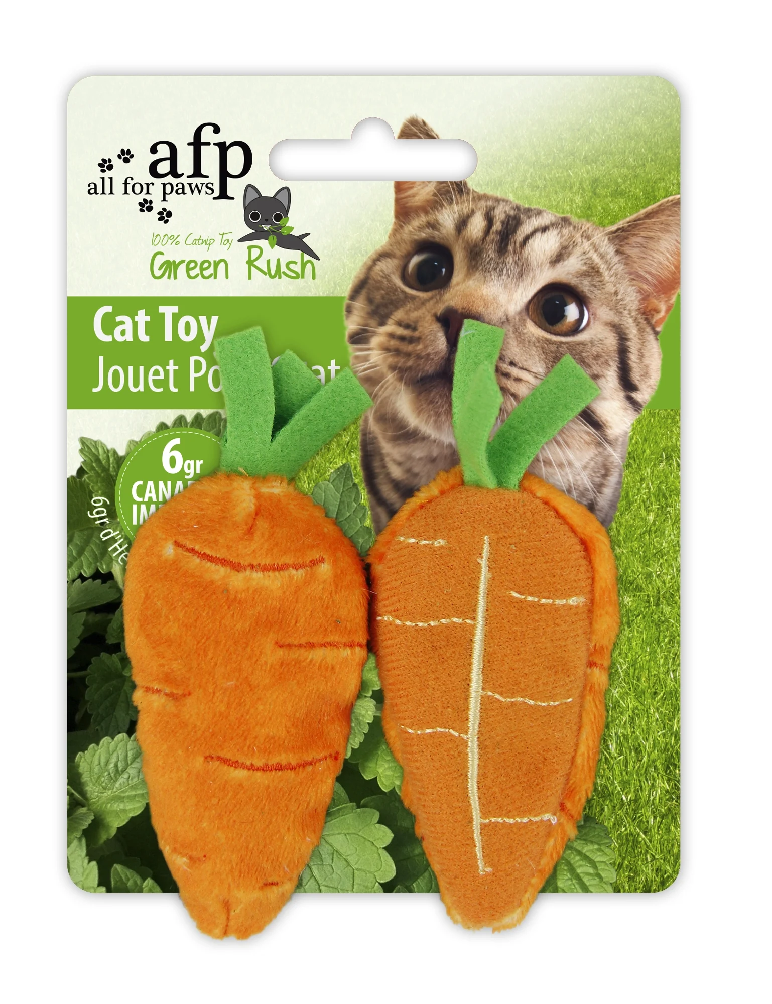Jucărie pentru pisici cu 6 g de catnip, variantă aleatorie – AFP Green Rush - All Natural - imagine 2