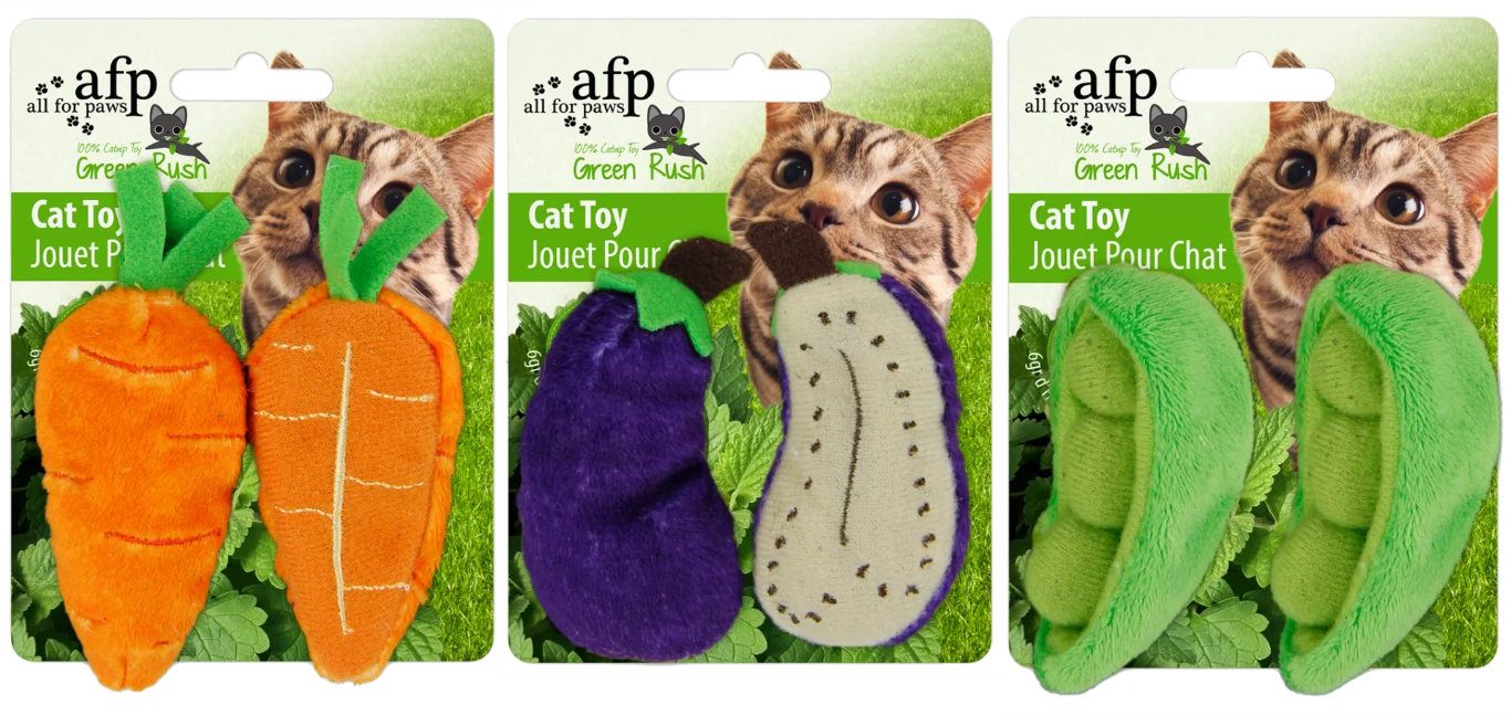 AFPK02093.png Jucărie pentru pisici cu 6 g de catnip, variantă aleatorie – AFP Green Rush - All Natural - imagine 1