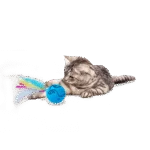 Minge rotativă pentru pisici cu pene și panglici – AFP Modern Cat Dizzy Spinner - imagine 3