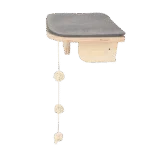 Mobilier de colț pentru pisici, cu fixare pe perete, 26 x 26 x 12 cm – AFP Skywalk - Corner Platform - imagine 2