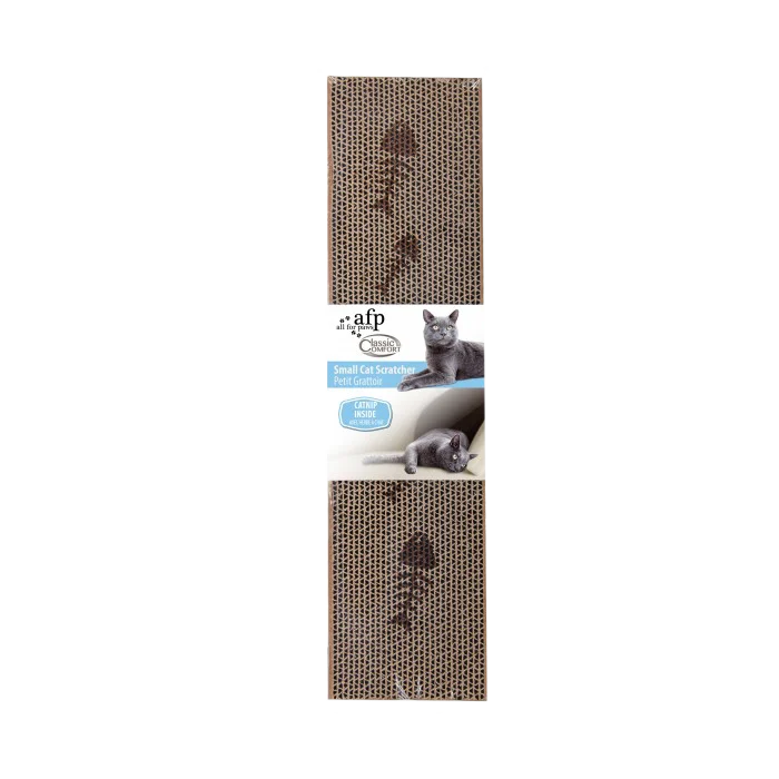 Placă de zgâriat din carton cu catnip, mărimea S – AFP Classic Comfort - Cat Scratcher S - imagine 1