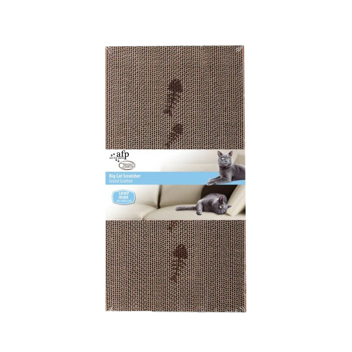 Placă de zgâriat din carton cu catnip, mărimea L – AFP Classic Comfort - Cat Scratcher L - imagine 1