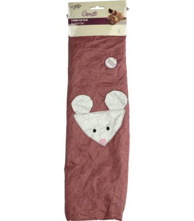 Jucărie pentru pisici din hârtie foșnitoare cu pene, mov, 45 cm – AFP Crumples - Crinkle Cat Sack